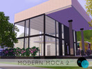 Sims 3 — Modern Moca 2 by blue_note2 — This is a second version of the Modern Moca, a chocolate brown small town house,