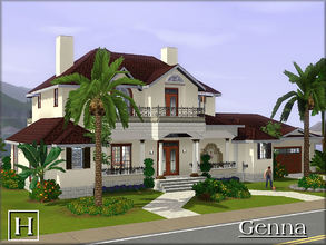 Sims 3 — Genna by hatshepsut — A luxurious yet compact slice of Mediterranean paradise. Big on comfort and ideal for