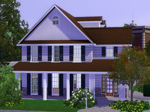 Sims 3 — Taylor Creek (unfurnished) by dorienski — Taylor Creek is a cosy but spacious home with an entry hall, a living