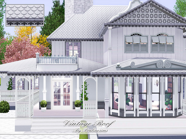 Sims 3 — Vintage Roof by Pralinesims — By Pralinesims
