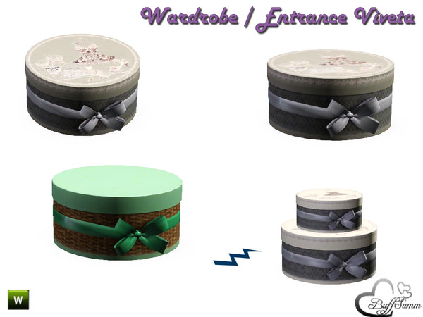 Sims 3 — Wardrobe 'Viveta' Box by BuffSumm — This set will bring your Sims a natural and romantic flair in their hall.