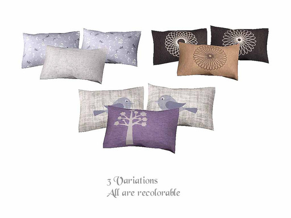 Sims 3 — Ung999 - Pillow 28 (for Bed Double) by ung999 — Ung999 - Pillow 28 (for Bed Double) @ TSR