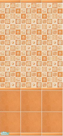 Sims 2 — Victoria - wall 3 by Mekhi — Tiled wall for your kitchen or bathroom, enjoy!