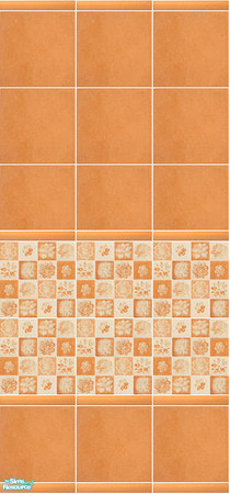 Sims 2 — Victoria - wall 2 by Mekhi — Tiled wall for your kitchen or bathroom, enjoy!
