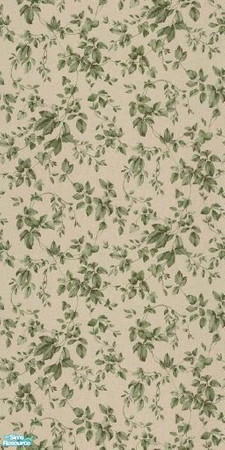 Sims 2 — Leafy Leaves 3 by tamlfra — I wanted a set of walls with leaves, in a similar color, and this 3 part set is what