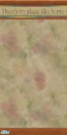 Sims 2 — No Place Like Home 2 by tamlfra — This small set of 3 walls is sure to make you smile... Softly painted textured
