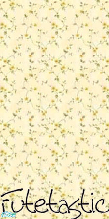 Sims 2 — Country Mix - Plain Wallpaper by Futetastic — This plain flowered wallpaper is perfect for any home.