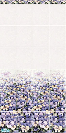 Sims 2 — Pansies - wall by Mekhi — Enjoy!
