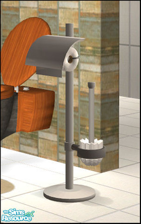 Sims 2 — Diane Bathroom - Diane Bathroomdecor4 by Elize-37sims — Toilet paper holder with brush