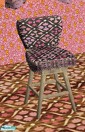Sims 2 — TC52 dining chair/stool by Smoffi — This is a dining chair/stool made from Immek's textures for TC52