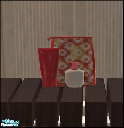 Sims 2 — Diane Recolor1 - decor1 by Elize-37sims — Shower gel, Eau de toilette and vanity bag