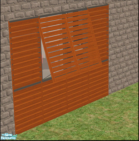 Sims 2 — Diane Windows Recolor 1 - Window by Elize-37sims — The straight closed window. Privacy but still letting in
