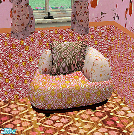 Sims 2 — TC52 dining/living room set easychair by Smoffi — This is an easychair made from Immek's textures for TC52
