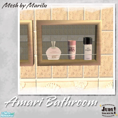 Sims 2 — Judy_Amari BathRoom - Mirror 2 by judyhugsnoopy — Recolor Marilu Brasil Bathroom. Hope you like it :D Please