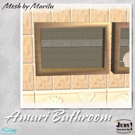 Sims 2 — Judy_Amari BathRoom - Mirror 1 by judyhugsnoopy — Recolor Marilu Brasil Bathroom. Hope you like it :D Please