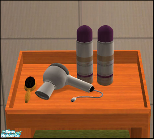 Sims 2 — Diane Bathroom - Diane Bathroomdecor5 by Elize-37sims — No more bad hair days!