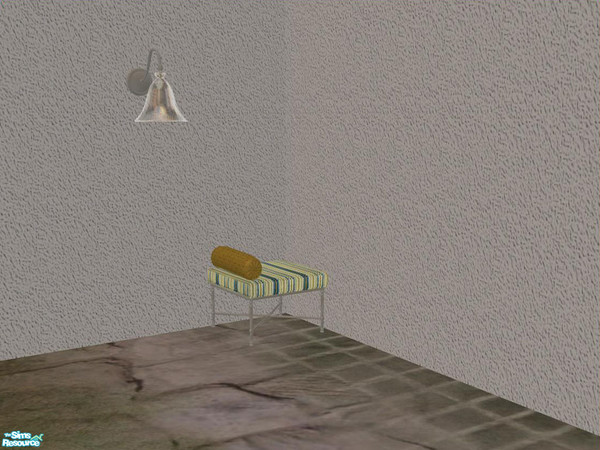 Sims 2 — PB Outdoor - recolor - Castiron white - Pillowroll by ShinoKCR — 