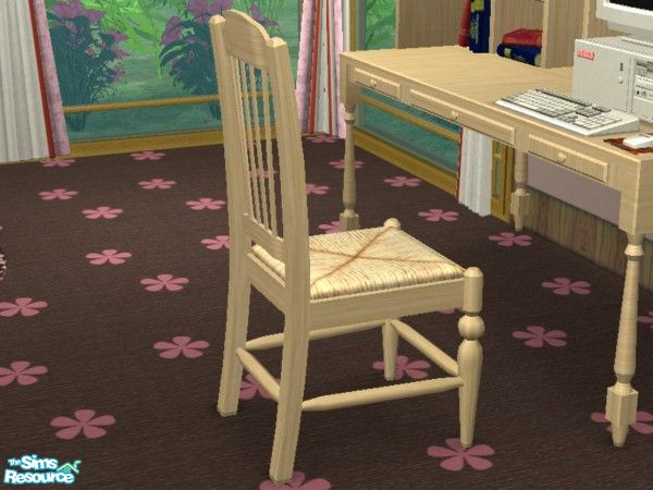 Sims 2 — TC 52 Pink Girl - Chair by EarthGoddess54 — Part of the Pink Girl bedroom. Textures by ImmeK, made for Texture