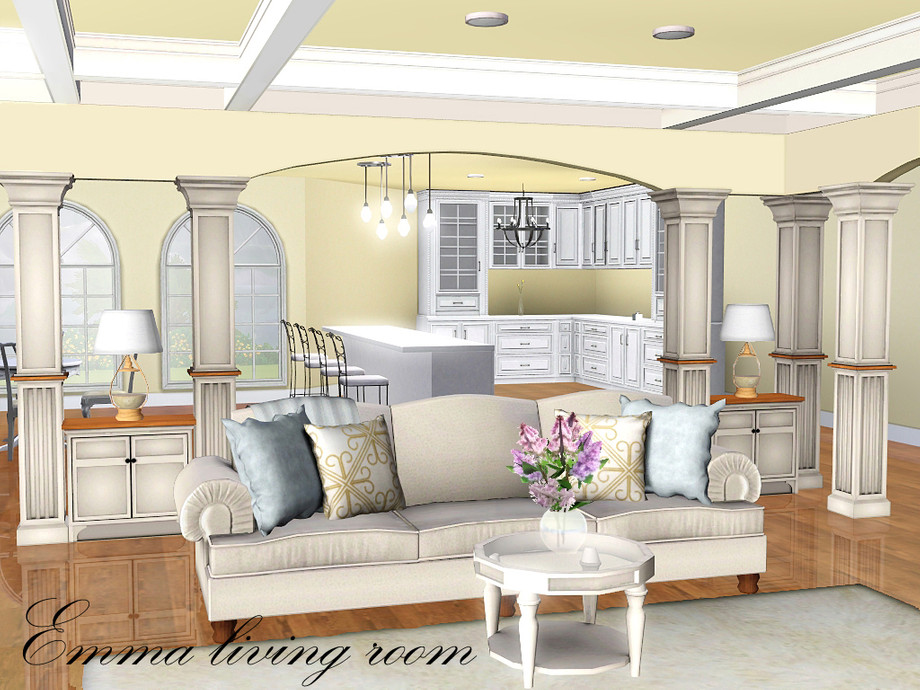 Sims 3 Berry Living Room Shelf