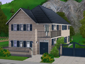 Sims 3 — Charleston Charm by dorienski — Charleston Charm is a cosy home with bright colors. The house has an open-plan