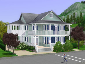 Sims 3 — Couples Cottage (unfurnished) by dorienski — Couples Cottage is a bright and spacious house with an open-plan