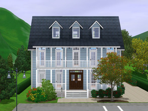 Sims 3 — Eleanor (unfurnished) by dorienski — Eleanor is a spacious family home with a living room, dining room, kitchen