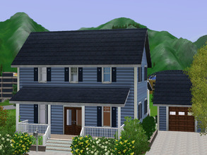 Sims 3 — Marblehead (unfurnished) by dorienski — Marblehead is a traditional house with a cosy interior. The house has a