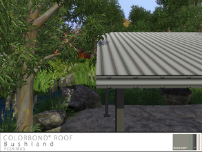 Sims 3 — Colorbond Roof - Bushland by peskimus — The strongest of all tin roofs to survive any weather; rain, hail or