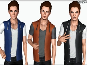 Sims 3 — Fonzy Hoodie by OranosTR — New Clothes. 3 Recorable Part. Custom mesh by me. [EA Edit]