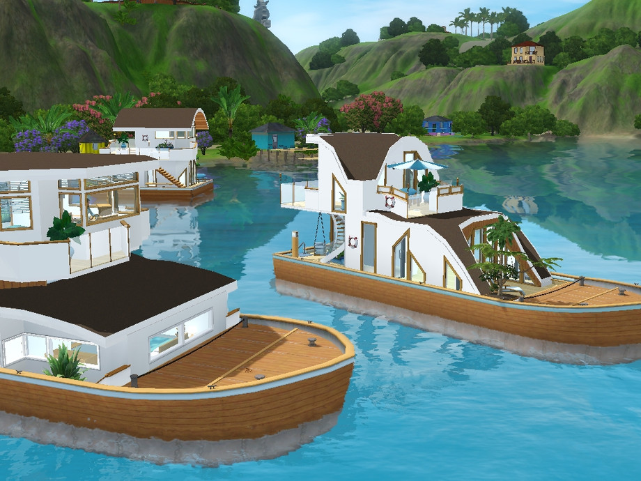 Строить дом на воде игра. Симс 3 Райские острова плавучий дом. Симс 3 дом на острове. Исла Парадисо. Симс 3 хаусбот.