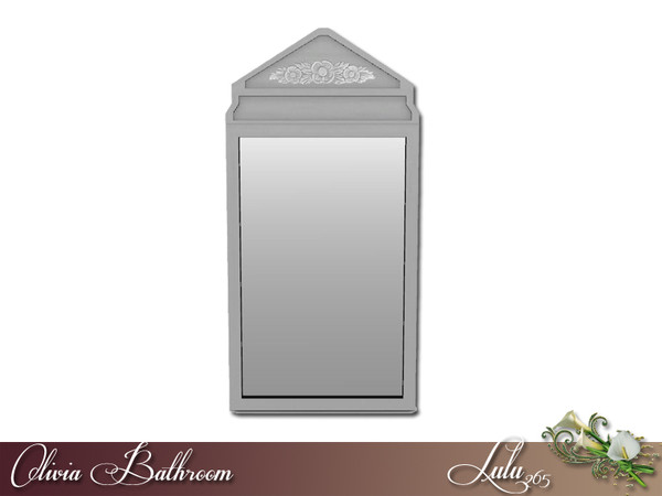 Sims 3 — Olivia Bathroom Large Mirror by Lulu265 — Part of the Olivia bathroom Set Made by Lulu265 for TSR