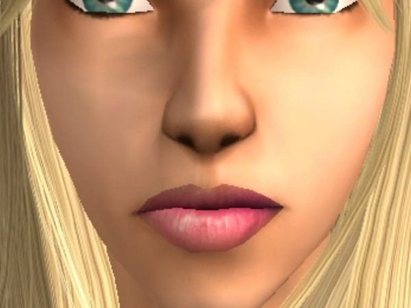 Sims 2 — Tinted Lip Balms 1.0 - C by zaligelover2 — Matching Maxis lightest skintone.