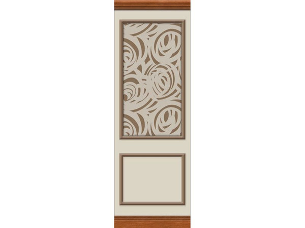Sims 2 — Bohemian Cream Wall 1-02 by Helena — Made to match to original Bohemian wall in cream, which came with TS2 EP