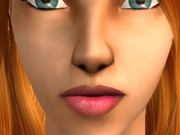 Sims 2 — Tinted Lip Balms 1.5 - E by zaligelover2 — Matching skin tones between Maxis lightest and second lightest.