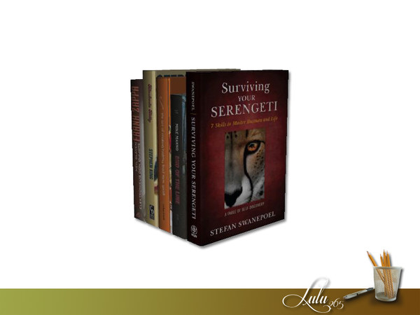 Sims 3 — Carlton Office Decor Books by Lulu265 — Part of the Carlton Office Set Made by Lulu265 for TSR
