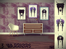 Sims 3 — 3 Warriors by NaschNasch2 — 1. Bear Warrior 2. New Way Warrior 3. Wakeful Warrior Mesh: EA (poster popstar male)