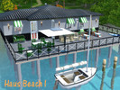 Sims 3 — Haus Beach I by Macroglossum — Specifically for this place in Isla Paradiso, a house in the water, good for