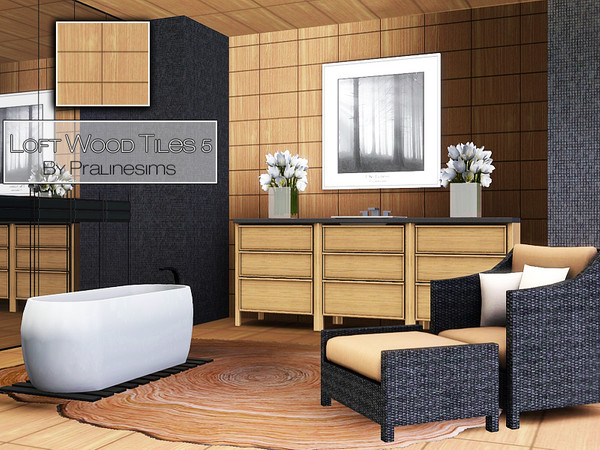 Sims 3 — Loft Wood Tiles 5 by Pralinesims — By Pralinesims