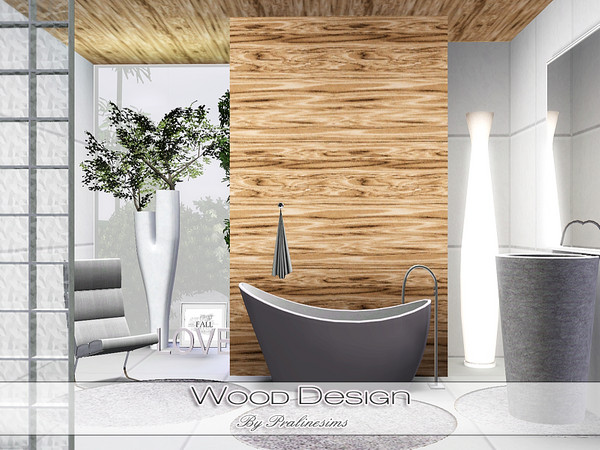 Sims 3 — Wood Design  by Pralinesims — By Pralinesims: Wood