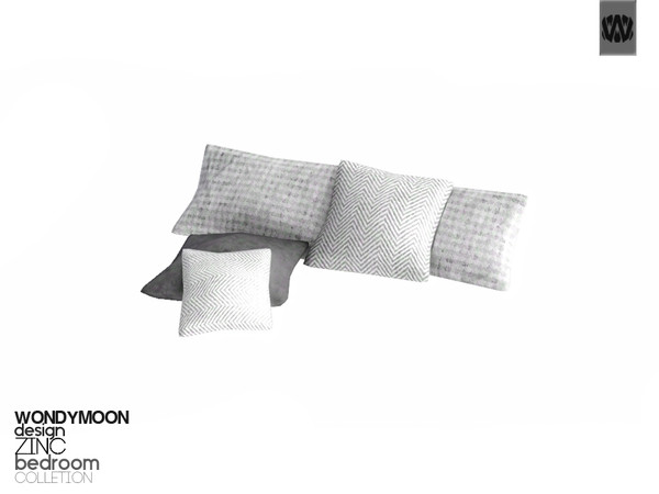 Sims 3 — Zinc Pillow by wondymoon — - Zinc Bedroom - Pillow - Wondymoon@TSR - Jul'2014