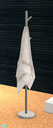 Sims 2 — Lumeo Bathroom - Wardrobe Recolor by Murano — Wardrobe with a white towel.