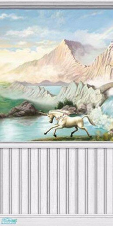 Sims 2 — MCW Castle Wall Mural - 002 by mistresscris — Created by MistressCris.