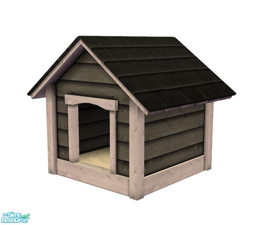 Sims 2 — Dog House - Grey Recolor by Murano — Grey dog house for your dogs and puppies!