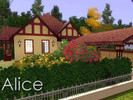 Sims 3 — Alice - Family Home by Kimchi-Cat2 — This lovely family home has 3 bedrooms, 2 bathrooms, a laundry, an open