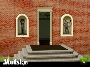 Sims 3 — Caesar's Pathway Arch 2x1 Single by Mutske — Matching the Caesar's Pathway doors. 2 Recolorable parts. 3