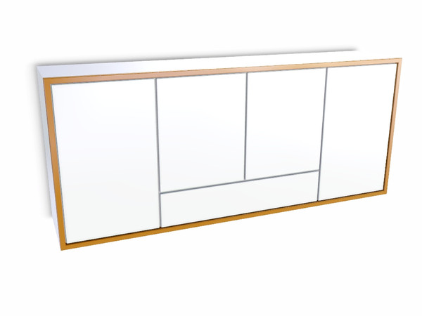 Sims 3 — Lance Mixed Cabinet by Flovv — A kitchen cabinet.