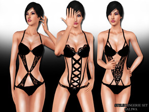 Sims 3 — Style Lingerie Set by saliwa — Lace included style lingeries for you