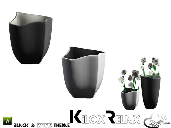 Sims 3 — Kilox Relax Vase small by BuffSumm — Part of the *'Kilox Relax' Set* ***TSRAA***