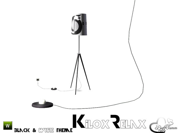 Sims 3 — Kilox Relax Lamp extension Cable by BuffSumm — Part of the *'Kilox Relax' Set* ***TSRAA***