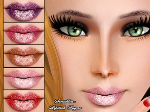 Sims 3 — Sintiklia - Lipstick Sugar by SintikliaSims — 3 zones for recolor T/YA/A/E sparkling lipstick for your sims 